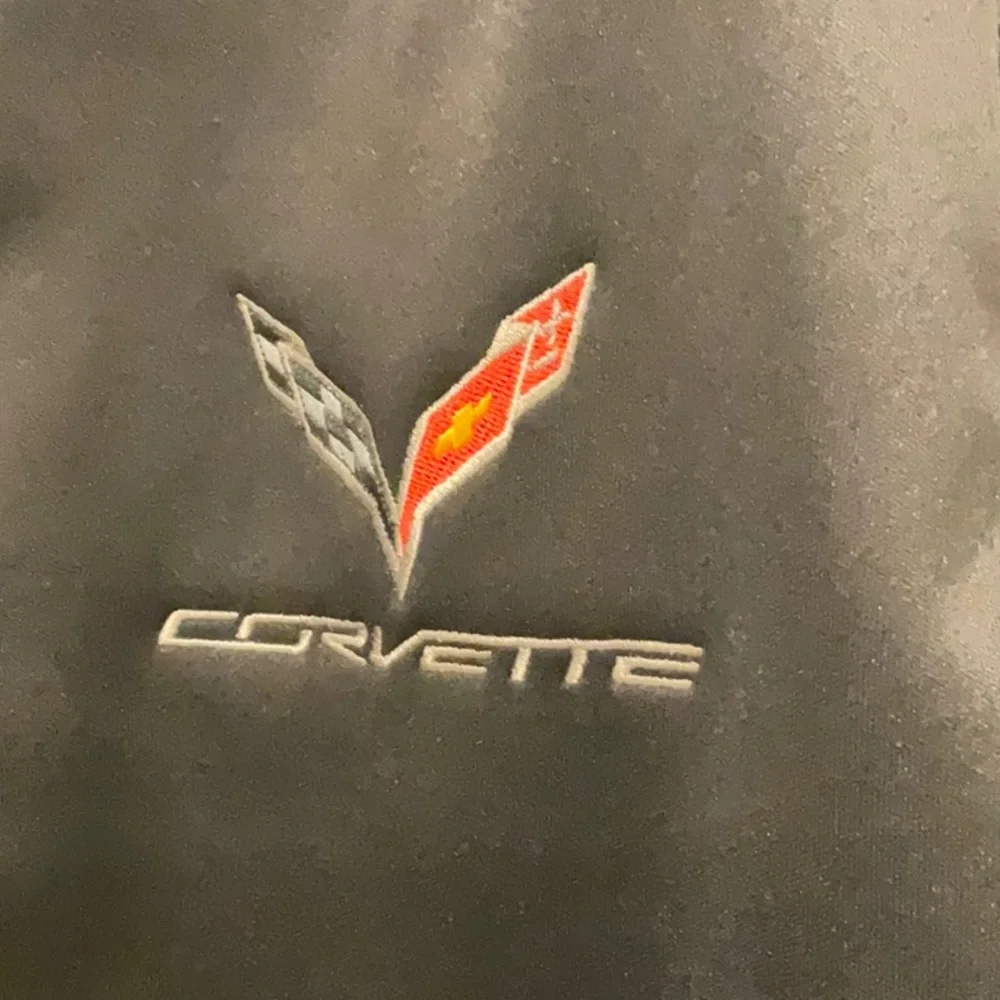 EUC- worn one time. Black men’s Corvette jacket. - Picture 2 of 5